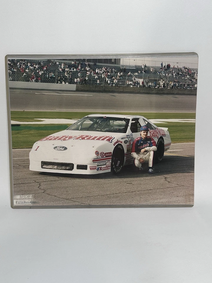NASCAR 1992 Jeff Gordon #1 Baby Ruth Ford Photofile 8x10 Foto promocional con protector Foto 1 de 3