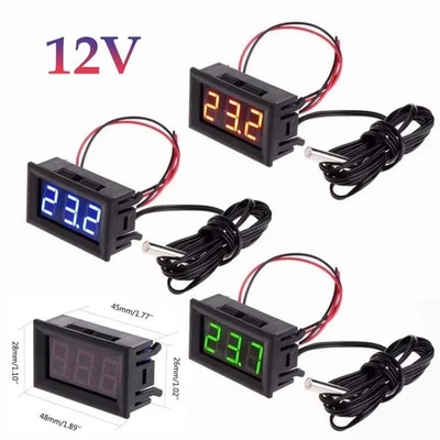 Mini Digital LCD Thermometer Temperature Meter Gauge Sensor Indoor Outdoor - Image 1 of 4