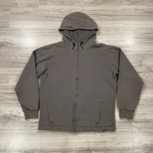De colección DC Shoes Sudadera con Capucha Para Hombres XL Gris Desteñido En Blanco Cremallera Completa Patinador Grunge Y2K - Imagen 1 de 21