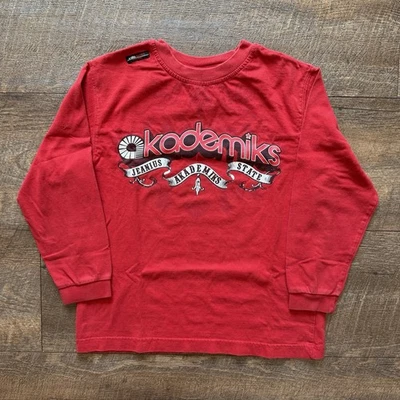 Vintage 2000’s Womens M Red Akademiks Embroidered Y2K Hip Hop Longsleeve Shirt - Image 1 of 4