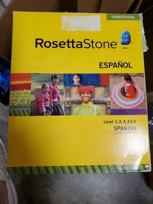 Rosetta Stone Spanish (Latin America) Level 1, 2, 3, 4 & 5 Homeschool Edition V3 - Image 1 of 4