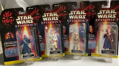 Figuras de ação Hasbro Star Wars The Phantom Menace CommTech - Conjunto de 4, veja descrição - Imagem 1 de 4