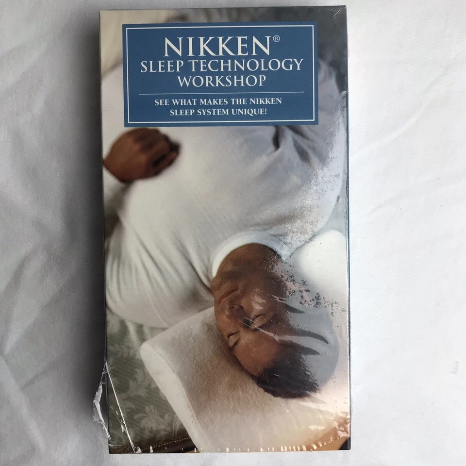 Nikken Sleep Technology Workshop VHS Tape Blue Health Wellness Education - Image 1 of 2