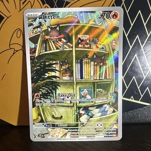 Litten 167/162 Sv05: Temporal Forces Holo Illustration Rare LP - Picture 1 of 2