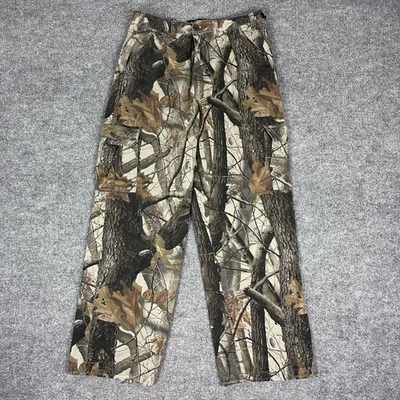 VTG RealTree Cargo Pants Mens 32x34 Hardwoods Camo Outfitters Ridge Hunting - Image 1 of 4