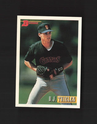 1993 Bowman #224 D.J. Thielen San Francisco Giants Rookie MM - Image 1 of 2