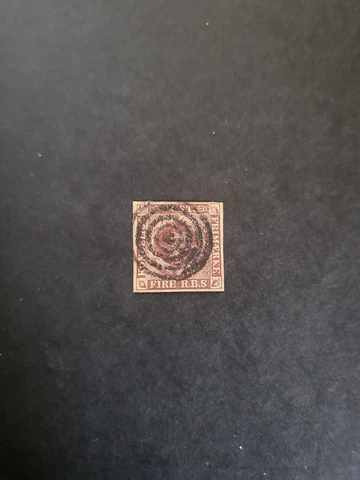 Stamps Denmark Scott #2a used Cover