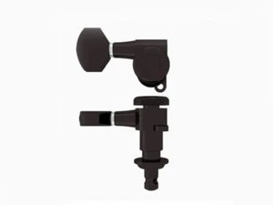 Hipshot black close gear Grip-Lock griplock Guitar Tuning Machines treble side - Imagen 1 de 1