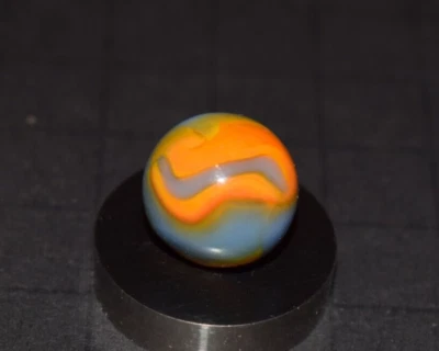 Vintage NRL Peltier Rainbo Opaque Collectors Toy Marble .641"=41/64=16.5mm" MINT - Image 1 of 4