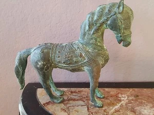 Bronze Horse Figure Vintage Antique Chinese - Picture 1 of 11