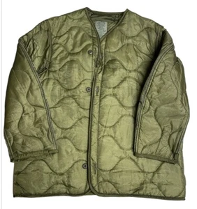 Militär Steppmantel Futter kaltes Wetter Feld GRÜN Herren/Damen Größe Small - Bild 1 von 7