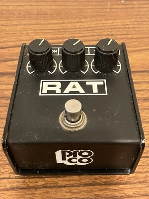 Pedal de efectos de distorsión ProCo Rat años 80 vintage EE. UU. Foto 1 de 4