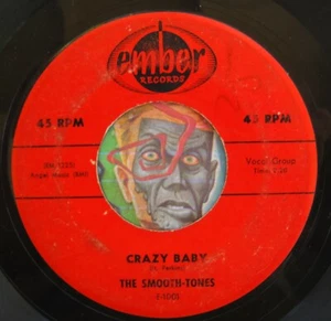 HEAR Smooth-Tones 45 Crazy Baby / Dear Diary EMBER doo wop R&B - Picture 1 of 2