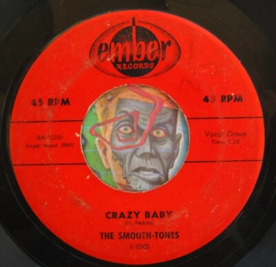 HEAR Smooth-Tones 45 Crazy Baby / Dear Diary EMBER doo wop R&B - Image 1 of 2