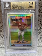 JOSE ALTUVE 2010 BOWMAN CHROME PROSPECTS REFRACTOR #BCP137  BGS9.5   1st BOWMAN!