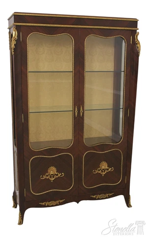 58591EC: French Louis XV High Quality Ormolu Mounted Display Cabinet Cover
