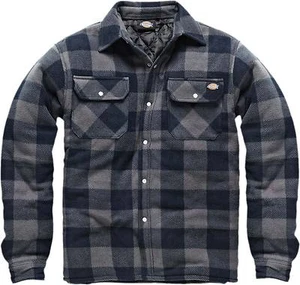 Dickies Holzfällerhemd Portland graublau Polarfleece gefüttert Hemd Jacke - Bild 1 von 1