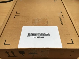 HP NC7131 PCI 10/100/1000-T Gigabit Server Adapter 161665-001 - Picture 1 of 1
