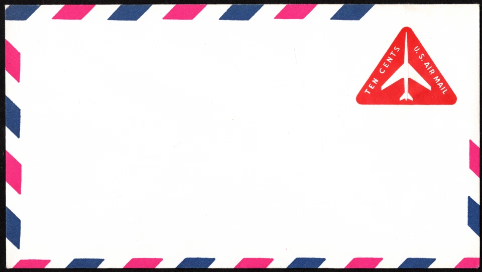 US Airmail Postal Stationery Entire Scott # UC40 Mint Entire 10 Cents Jet Plane - Image 1 of 1