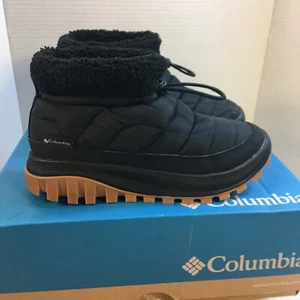Columbia Women's 8.5 Snowtrot Shorty Snow Boot Black Insulation NEW! - Picture 1 of 9