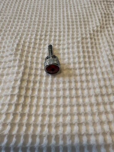 Freightliner Red Jewel Dash Screw Chrome - Picture 1 of 3