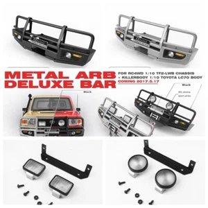 Metal Front Bumper for RC4WD 1/10 TF2-LWD Chassis + Killerbody 1/10 LC70 Body - Picture 1 of 10