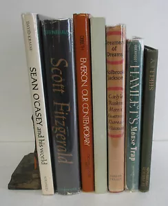 Lot of 7 Vintage Author Biographies & Literary Criticism; Emerson, Alcott etc - Picture 1 of 2