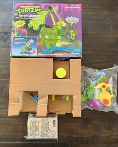 Playmates Toys 1989 Teenage Mutant Ninja Turtles TMNT Retrocatapult NUEVO CAJA ABIERTA - Imagen 1 de 8