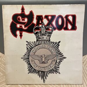 Saxon - Strong Arm Of The Law - Vinyl LP - CAL 120 - Carrere 1980 - EX/VG+