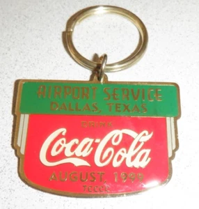 COCA COLA Advertising KEY CHAIN AIRPORT SERVICES August 1999 - Picture 1 of 4