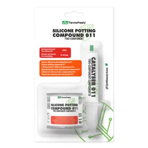 2-Komponenten-Silikon-Vergussmasse 011 zum Abdichten in Elektrotechnik 100g+8g - Bild 1 von 4