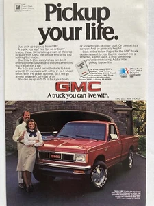 GMC S-15 1983 camioneta pickup anuncio impreso - Imagen 1 de 2