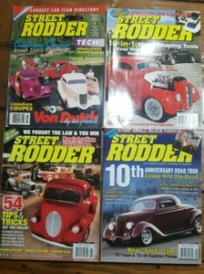 Street Rodder Magazines   Lot of 4   Jan 93 Sept 05 Aug 06 Nov 07  Hot Rod Car - Imagen 1 de 4