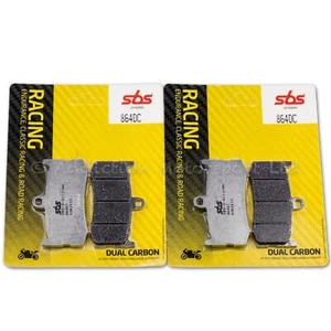 Triumph 675 Daytona Triple 2009-2018 SBS Dual Carbon Front Brake Pads - 864DC - Picture 1 of 2