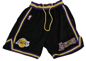 Nike Dri-fit Los Angeles Lakers LA NBA Team Player Shorts Black Tee’s Size 3XL - Picture 1 of 7