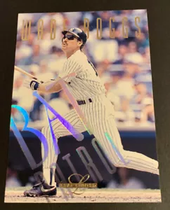1995 Leaf Limited Baseball Bat Patrol Card #3 Wade Boggs HOF New York Yankees - Picture 1 of 2