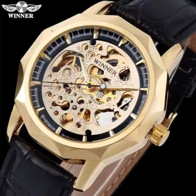 Reloj Mecánico WINNER Hombre Esqueleto - Automático Estilo Lujo Foto 1 de 4