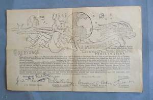 WWII Crossing the Line certificate, ship name censored,location not given - Picture 1 of 8
