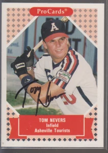 1992 signierte ProCards Tom Nevers - Asheville Tourists - Bild 1 von 1