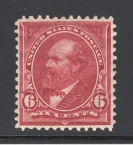 1898 US SC 282 6c Garfield in Lake, Wmk 191 - MLH OG XF/Sup Beauty! - Picture 1 of 3