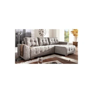 Design Ecksofa Sofa Loft Bettfunktion Couch Polster Sitz Eck Sofas Schlafsofa - Bild 1 von 12