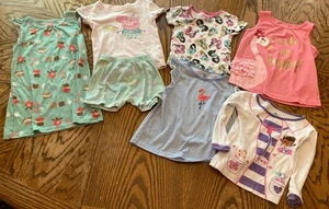 Kleinkind Mädchen Sommer Pyjamas Paket Kleid, Set & Tops - Größen 3T, 4T & 5T - Bild 1 von 9