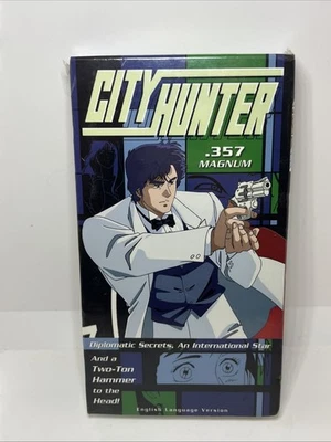 SEALED City Hunter: .357 Magnum (VHS, 1999, Dubbed) NEW and RARE Anime - Image 1 of 4