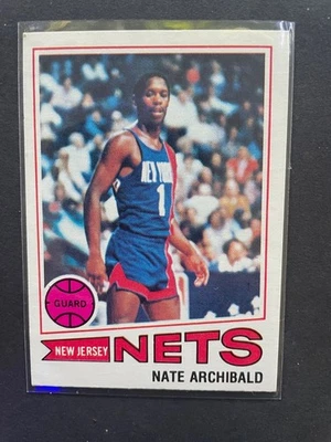 1977-78 Topps - Tiny Archibald #127 NEW JERSEY NETS NEAR MINT OR BETTER * - Image 1 of 2