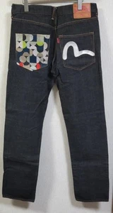 Evisu Heritage Denim Jeans Seagull Embroidery 36 Good Condition - Picture 1 of 5