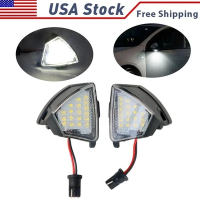 Luz LED de charco de espejo lateral para Volkswagen VW Jetta MK3 2006-11 Passat B6 06-11 Foto 1 de 4