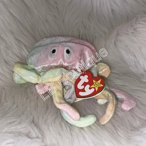 Vintage 1998 TY Beanie Babies Goochy The Jellyfish #4230 NUOVO - Foto 1 di 10