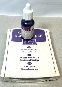 Stampin' Up! Almohadilla de tinta clásica PERFECT CIRUELA Y botella de tinta de recarga ~ ¡Retirado NUEVO EN PAQUETE! - Imagen 1 de 2