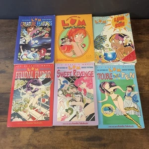 Lot of 6 Viz Graphic Novel First Prints Manga The Return Of Lum Urusei Yatsura - Picture 1 of 17