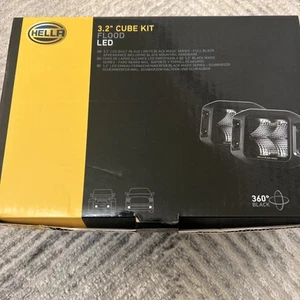 Hella Black Magic 3.2” Cube Kit Flood LED Lights All Black New - Bild 1 von 21